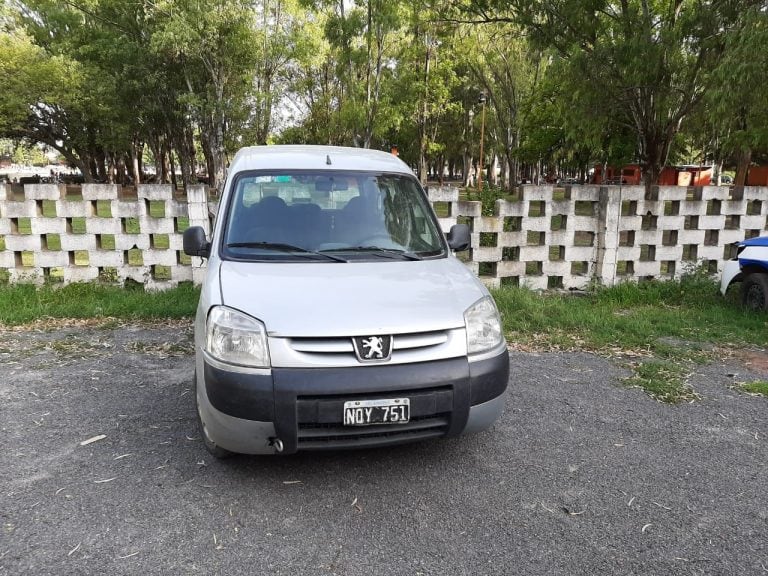 La camioneta secuestrada (Foto: Destacamento Balneario)