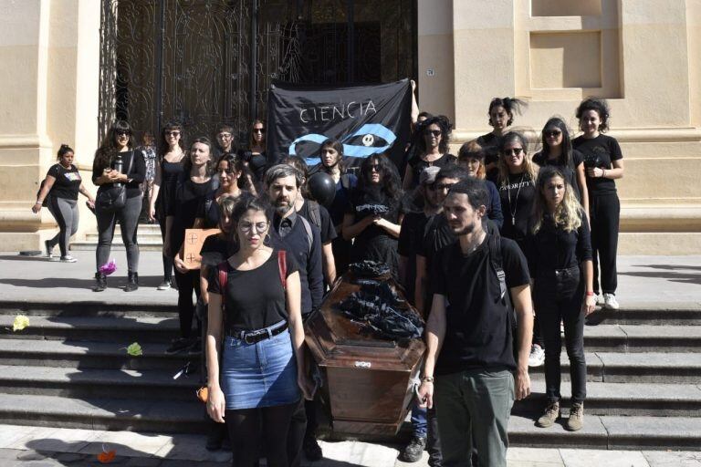 Protesta de Conicet Córdoba.