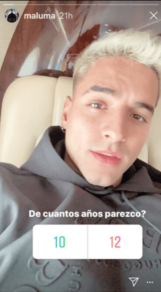 Maluma cambió de look y parece mucho más joven.