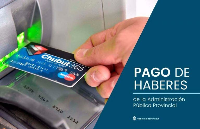 Pago de haberes en Chubut