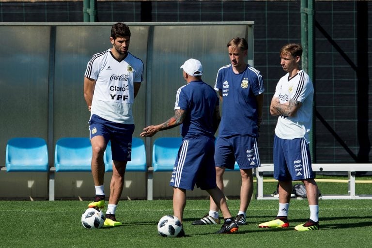 Federico Fazio el mas alto del plantel