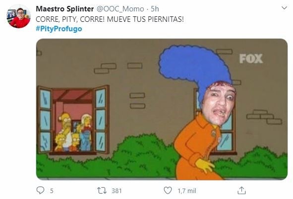 #PityProfugo se volvió tendencia en Twitter.