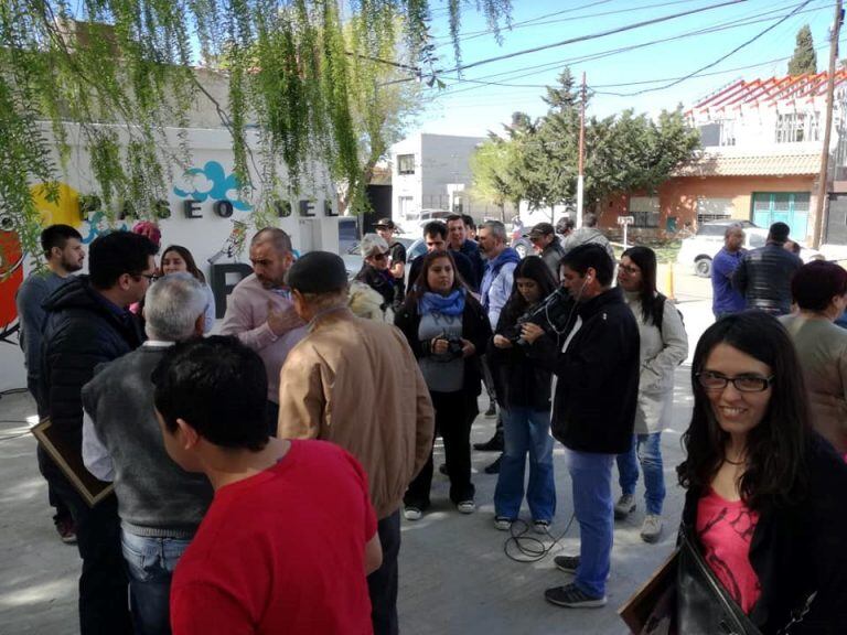 inauguración paseo del árbol