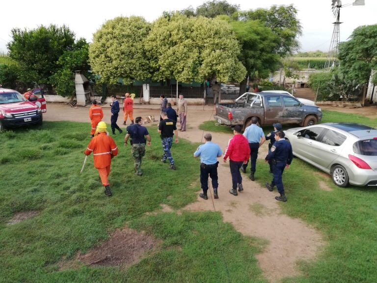 Búsqueda de Bomberos Voluntarios.