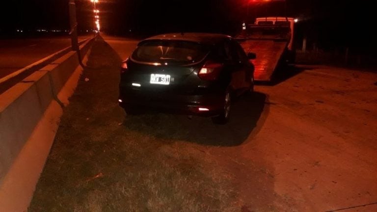 Atravesaban San Luis por la Autopista de las Serranías esta madrugada. Ambos resultaron ilesos.