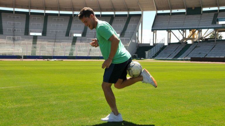 Schwartzman y Fognini jugaron el fútbol en el estadio Mario Kempes