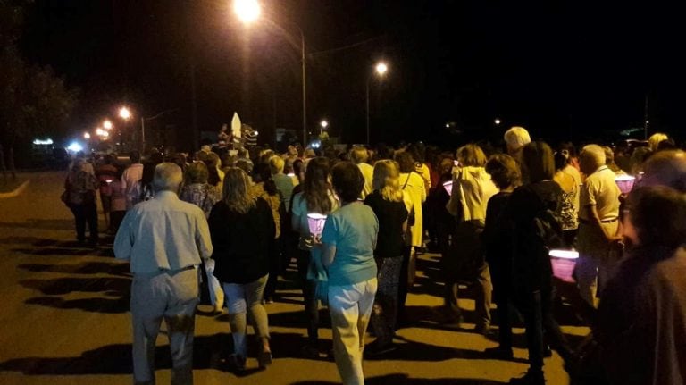 Misa y procesion Virgen del Lourdes en Arroyito