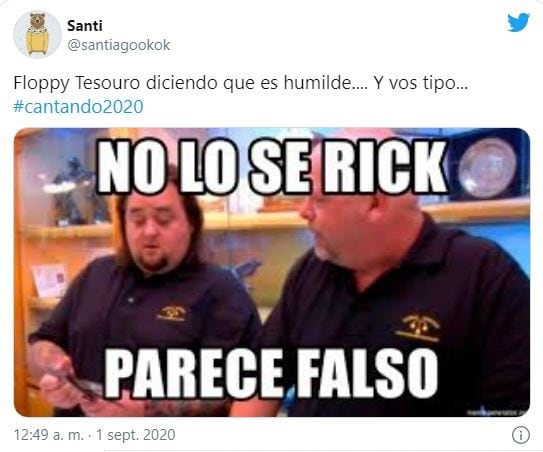 Memes sobre Floppy Tesouro. (Twitter)