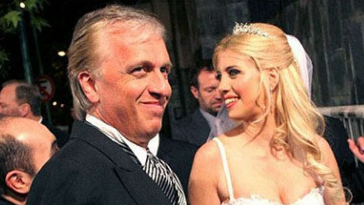 Wanda Nara y su padre.