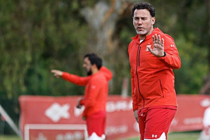 El entrenador continúa con la preparación de cara a la visita por la fecha 6 ante Boca Juniors (web).