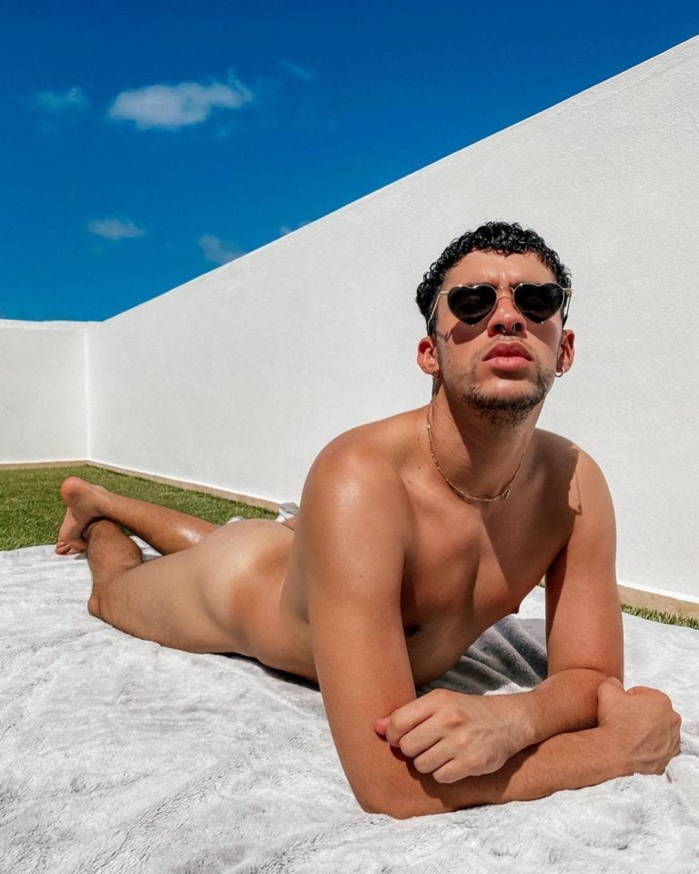 Las fotos desnudo de Bad Bunny que enloquecieron a sus seguidores.