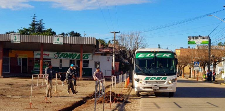 Refacciones y obras de gas en la Terminal de Agua de Oro