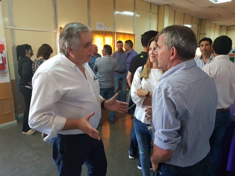 El ministro Moralejo, en el encuentro por el Día del Petróleo (Gobierno de La Pampa)