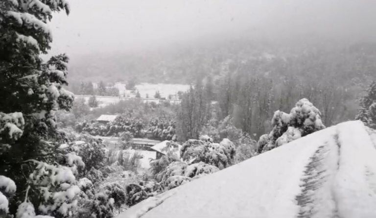 Así está San Carlos de Bariloche (web).