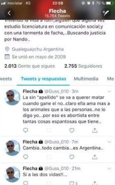 Gustavo Pastorizzo se burló de Carla, su hija, por manifestarse a favor de la despenalización del aborto.