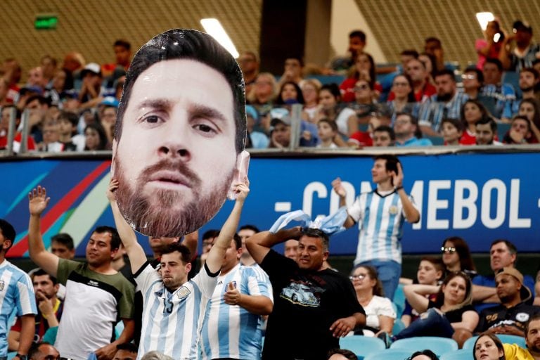 Copa América: Argentina vs. Catar. (Foto: Sebastiao Moreira/EFE)