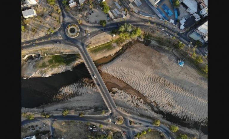 El río San Antonio visto desde lo alto. (Foto: GP Soluciones).