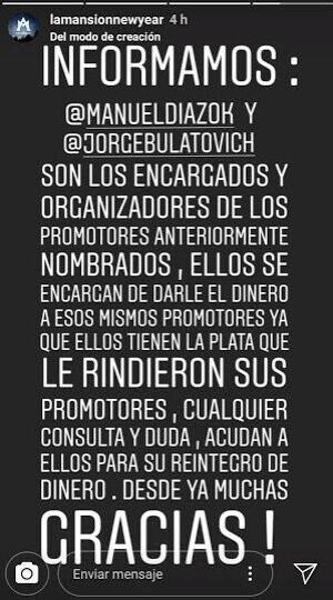 Prometían armar una fiesta, pero la cancelaron y se quedaron con un millón