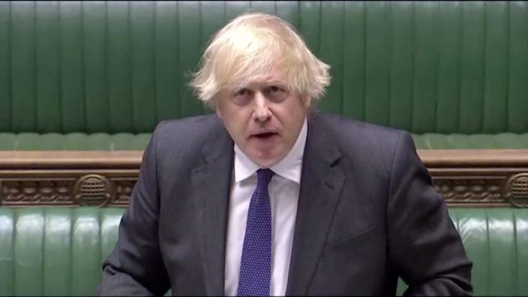 Primer Ministro Boris Johnson.