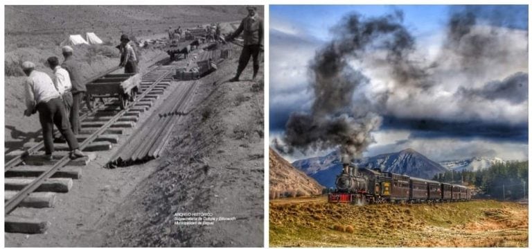 Obreros ferroviarios trazaban 400 km de vías.