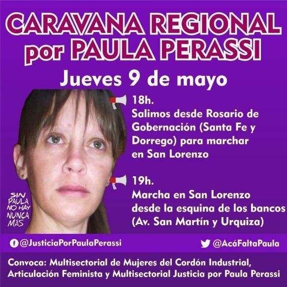 Convocan a una nueva marcha para pedir justicia por Paula Perassi.