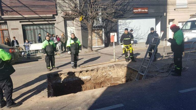 El accidente ocurrió el Mendoza al 3300.