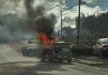 Incendio vehículo Ushuaia