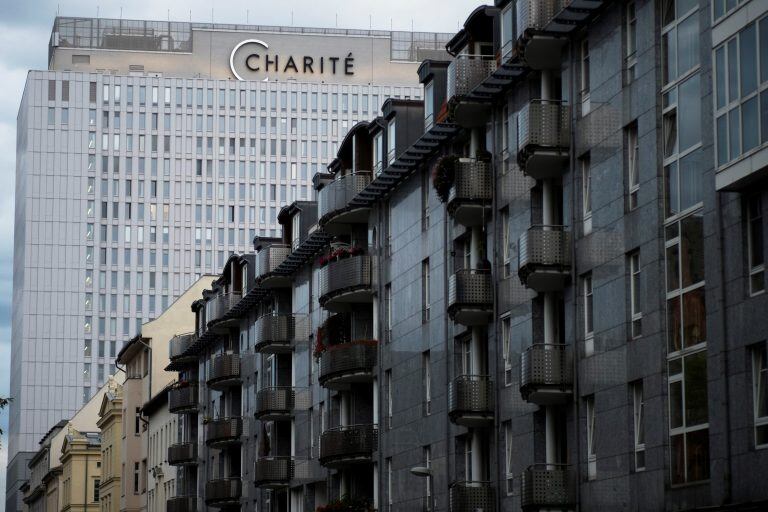 El Hospital de la Charité, donde se encuentra internado Alexei Navalny.(Foto: Markus Schreiber/AP)