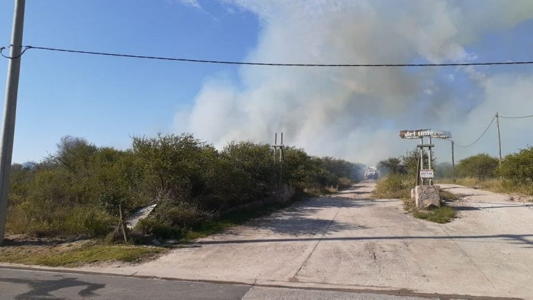 Incendio en Cura Brochero