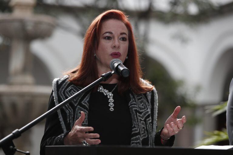 La directora de la Asamblea General de la ONU.