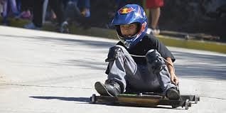 Piloto de karting a rulemanes