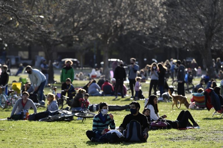 La cuarentena en Buenos Aires (Alejandro Santa Cruz/telam/dpa)