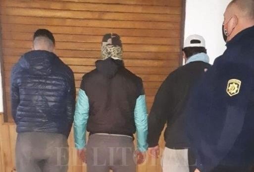 Cordobeses detenidos en Santa Fe (Gentileza El Litoral)