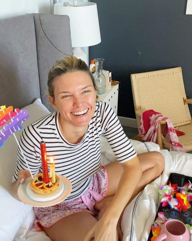 Sofía Zámolo celebró su cumpleaños desde su casa en plena cuarentena.