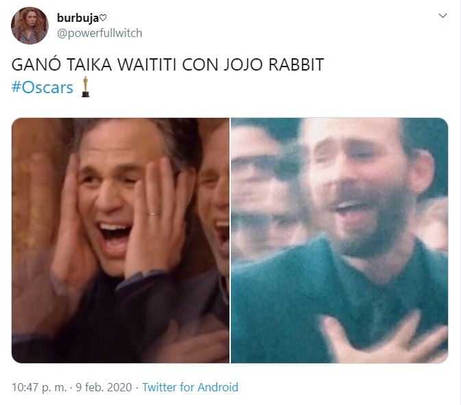 Waititi recibió un Oscar a Mejor Guión Adaptado por la película 'Jojo Rabbit'.