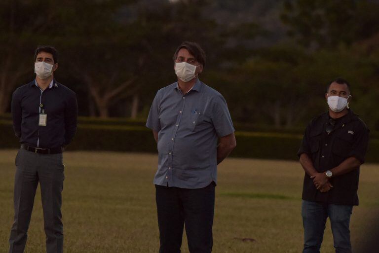 Jair Bolsonaro, el presidente de Brasil, quien fue diagnosticado positivo de coronavirus (Foto: Andre Borges/Bloomberg)