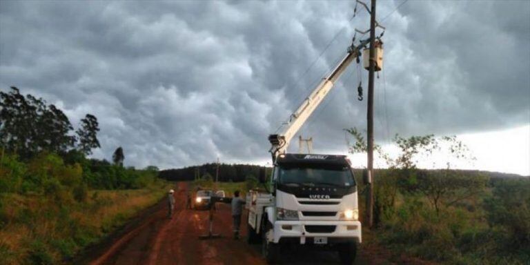 Trabajos de mantenimiento de energía