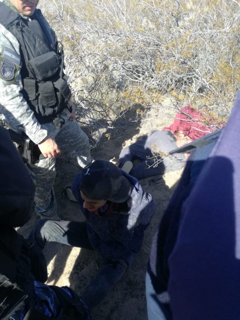 Los detenidos fueron trasladados a Puerto Madryn.