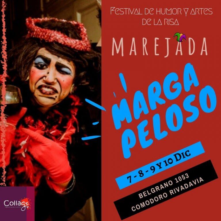 Se presentará "Marga Peloso" con su humor bestial.