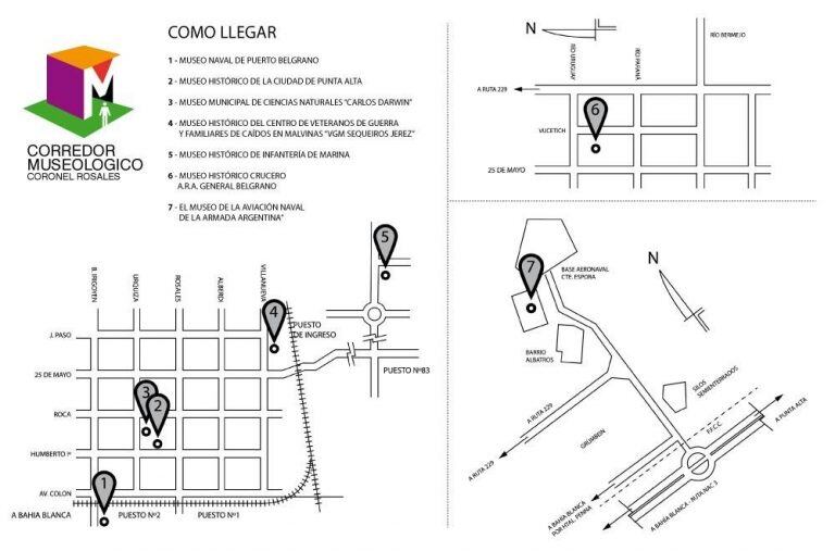 Mapas de los Museos