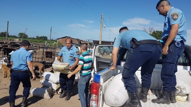 Allanamiento zona rural Transito Policia de Arroyito