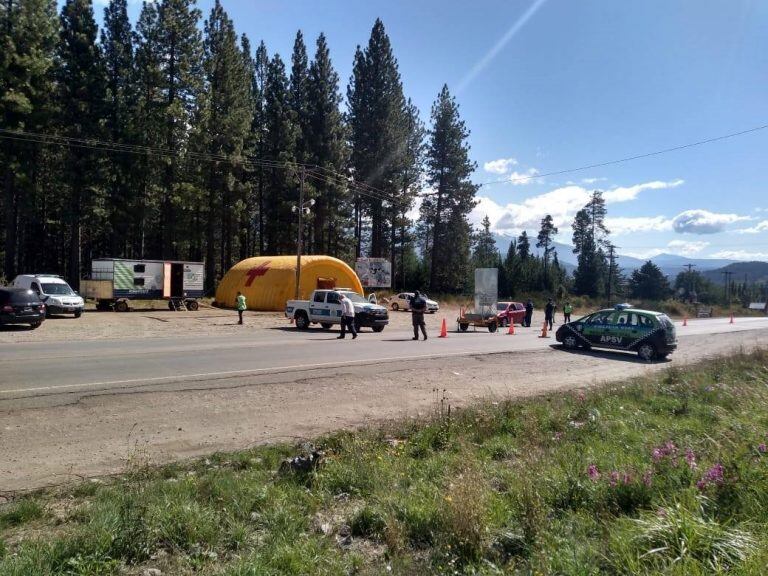 Controles en la zona cordillerana.