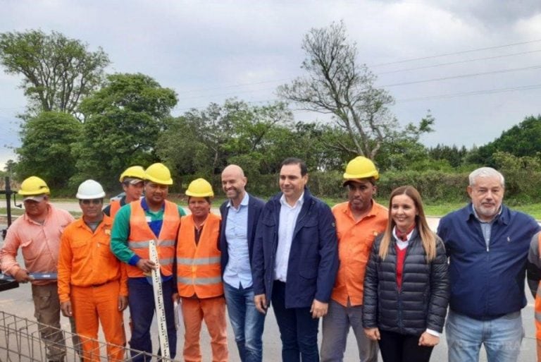 Dietrich y Valdés recorrieron obras