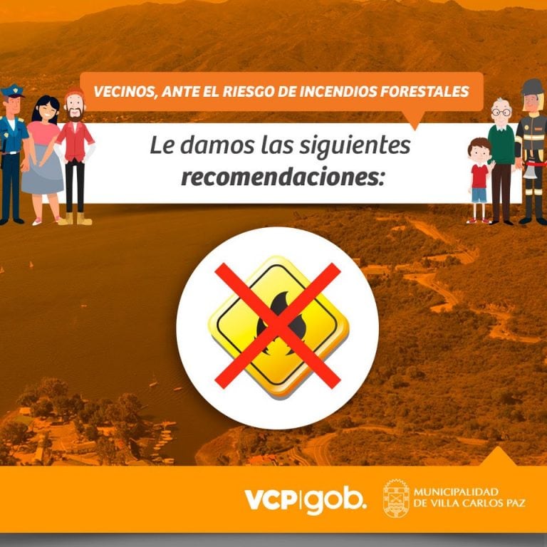 Recomendaciones desde el Municipio de Carlos Paz.