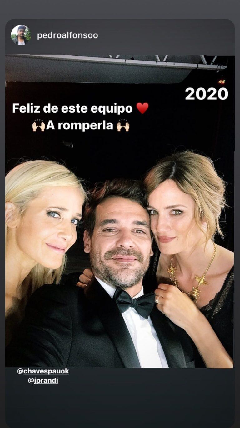 Julieta Prandi y Paula Chaves compartirán un proyecto profesional el próximo año (Foto: Instagram/ @santiturienzo)