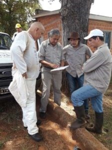 En Andresito un operativo conjunto con los autoconvocados del Barrio 120 Viviendas y Bomberos.