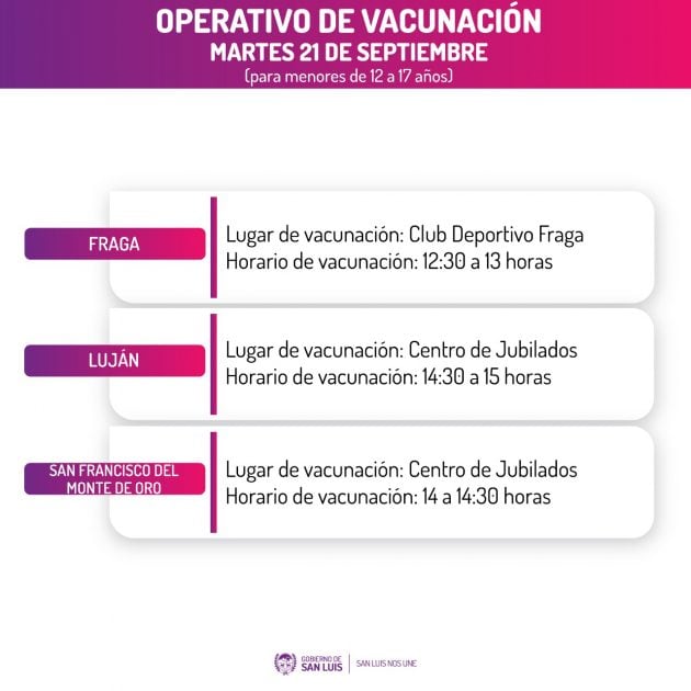 Vacunación