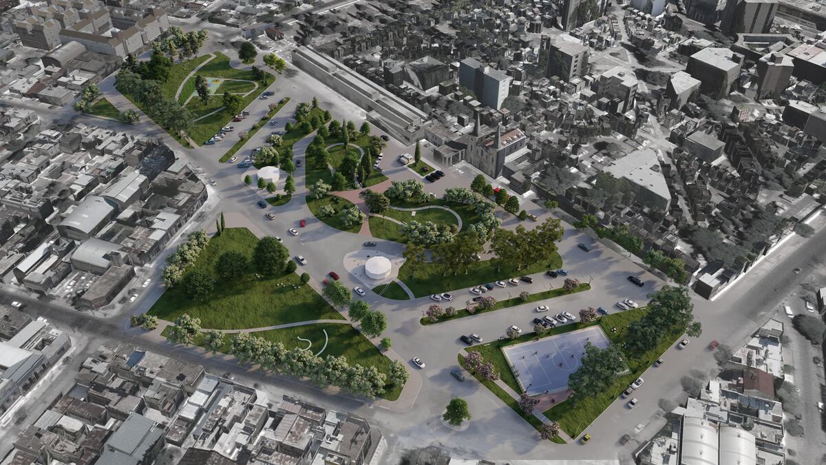 Impresionante cambio: el parque de Alto Alberdi, con un polideportivo, bosque de bolsillo y wifi