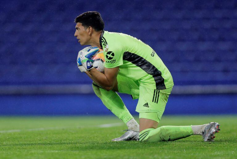 Esteban Andrada en encuentro ante Caracas por la Copa Libertadores (REUTERS/Juan Ignacio Roncoroni)