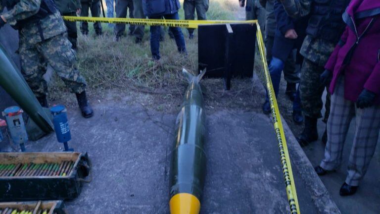 Secuestro de armas en Cordoba, conferencia de prensa de Patricia Bullrich.